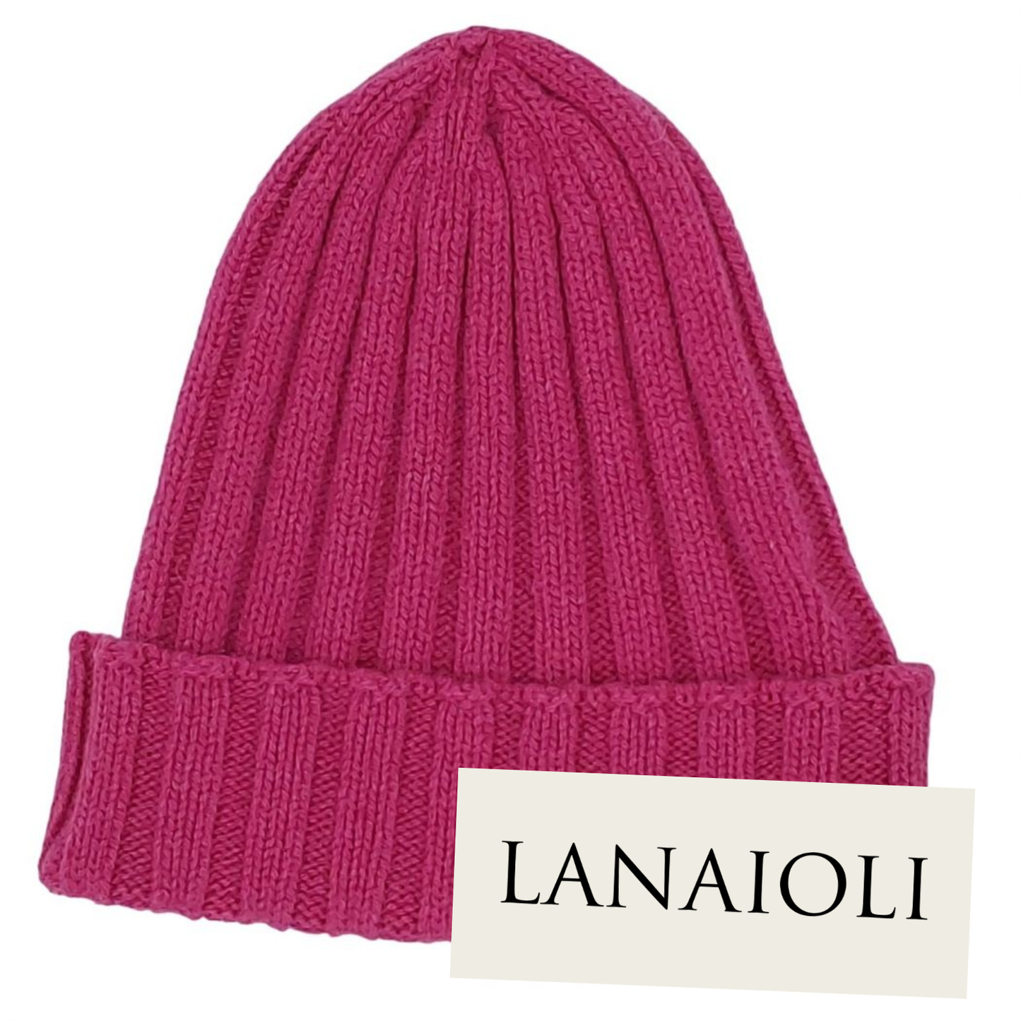 Cappello Donna a coste in Cashmere Rigenerato